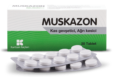 MUSKAZON 300 MG / 250 MG TABLET (20 TABLET)